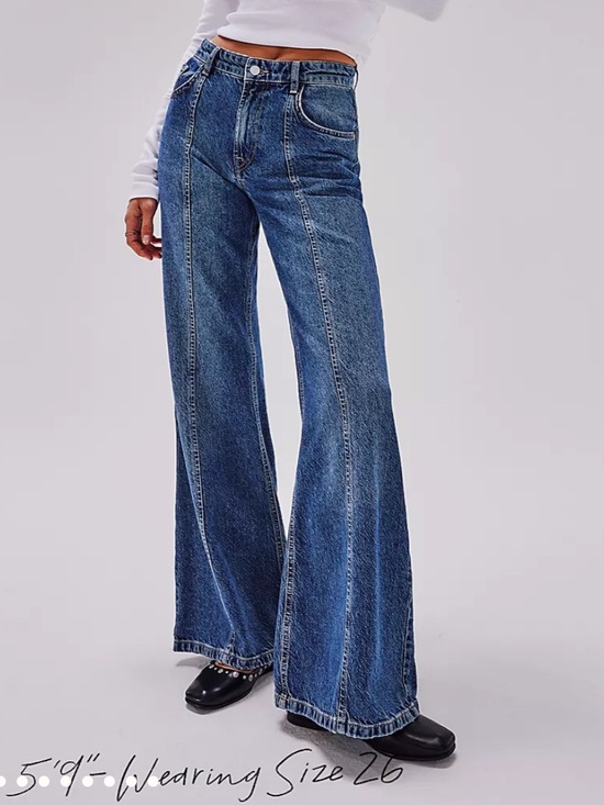 Free People Denim - Free People We The Free Wallflower Wide-Leg Jeans
